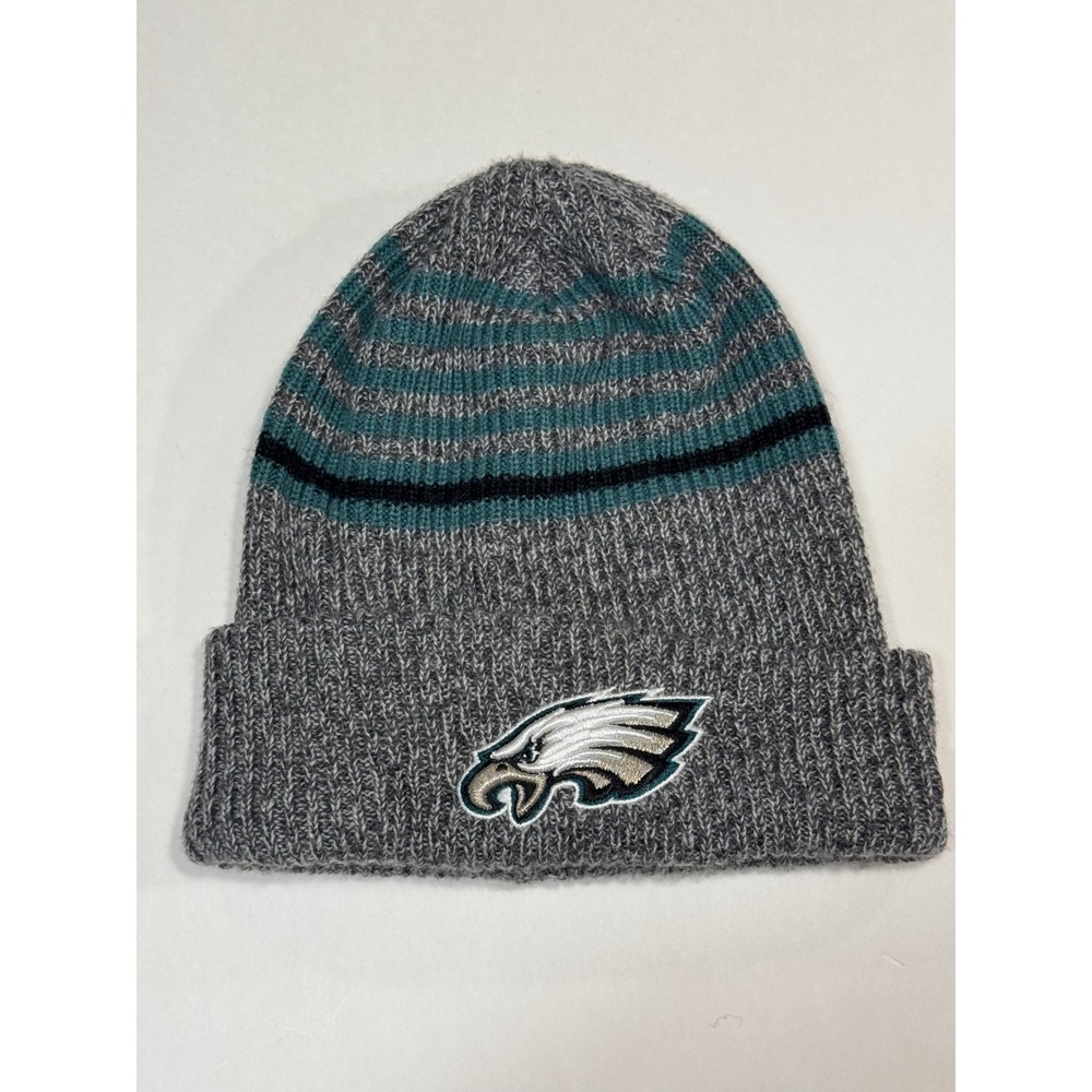 New Era Philadelphia Eagles NFL Knit Beanie Hat Striped Cuffed One Size
